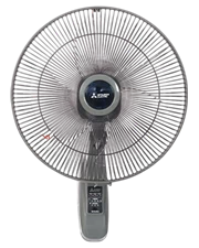 Quạt treo tường Mitsubishi W16-RA CY-GY, màu ghi đậm