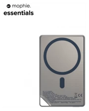 Sạc dự phòng mophie Essentials Snap+ 10,000mAh Metallic - 401116530