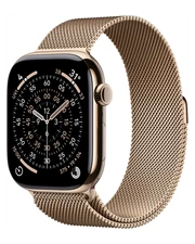 Apple Watch Series 11 GPS + Cellular 46mm Titanium Case with Milanese Loop