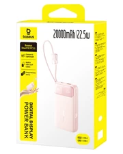 Sạc Dự Phòng Baseus EnerFill FC11 22.5W 20000mAh - with Dual Built-in Cable