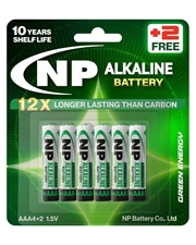 Pin Alkaline NP AAA - LR03 (EG) Vỉ 4 Viên Tặng 2 Viên