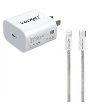  Bộ sạc nhanh Volwatt 20w C to Lightning