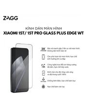 Kính dán màn hình Xiaomi 15T/15T Pro/17T Pro/SS A57 - ZAGG Glass Plus Edge