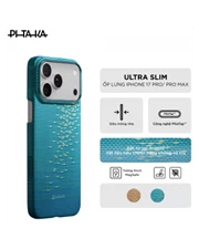 Ốp lưng PITAKA Ultra-Slim (with PitaTap) Glints of Gold iPhone 17 Pro Max