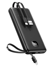 Sạc dự phòng Innostyle MultiCharge Go 22.5W 10000mAh kèm 3 cáp 