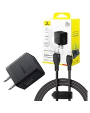 Bộ sạc Baseus Palm 1C 20W US (kèm cáp USB-C to iP 1m)