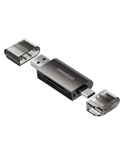 Cổng chuyển OTG Innostyle NexaLink USB-C & USB-A to SD/TF Card Reader CAST3