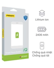 Pin iPhone 13 mini Chính Hãng PISEN Dung lượng chuẩn 2406mAh