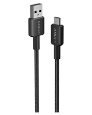 Cáp sạc Anker 322 A-C 0.9m Nylon Đen - A81H5