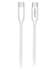 Cáp PISEN QUICK-Mr White USB-C (C-C) PD 60W 1m