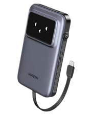 Sạc Dự Phòng 10000mAh UGREEN PB511 với Cáp USB-C Tích Hợp 