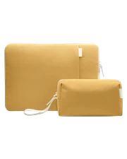 Túi CS TOMTOC organized corner armor + pouch macbook air/pro 13inch yellow