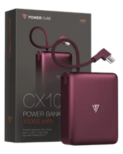 Sạc dự phòng POWERCUBE by MIPOW Ultra-Mini Aluminum 10000 mAh