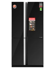 Sharp Inverter 605 lít Multi Door SJ-FX688VG-BK